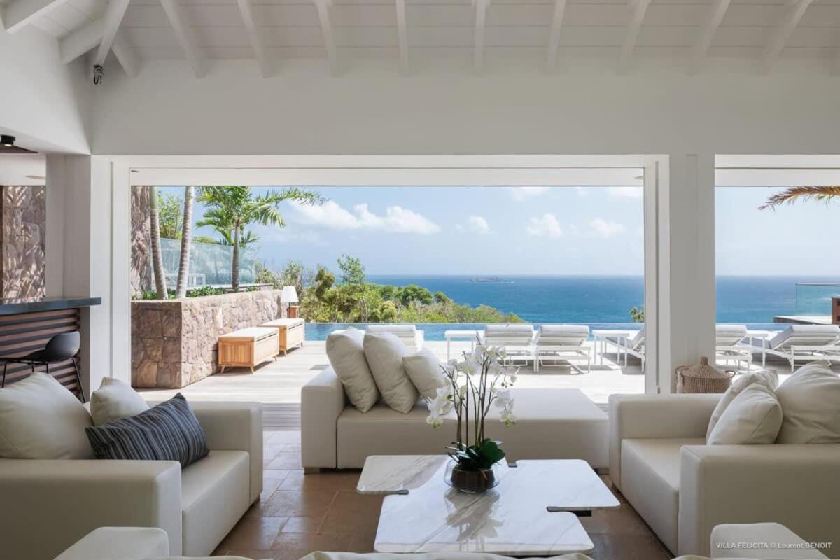 On A Hill Side Villa With Superb Amenities St. Barthelemy Buitenkant foto